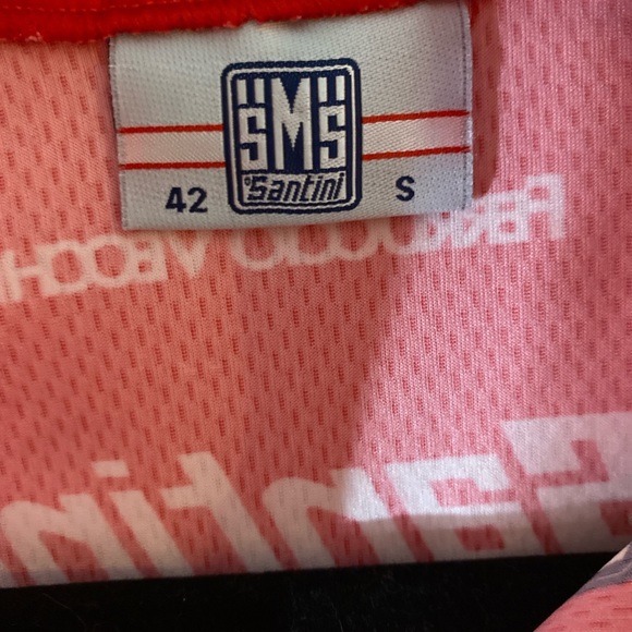 Santini Cycling Jersey -Sz 42-Small Made in Italy EUC - Picture 9 of 9